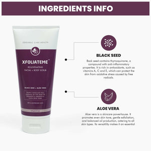 Xfoliateme Organic Ingredients