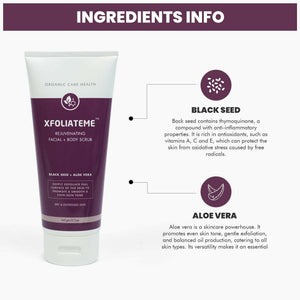 Xfoliateme Organic Ingredients
