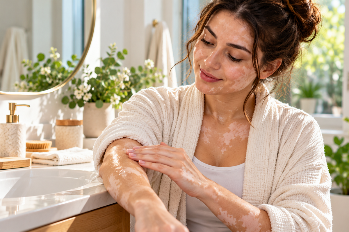 Soins de la peau alternatifs aux stéroïdes pour le vitiligo : un guide pratique